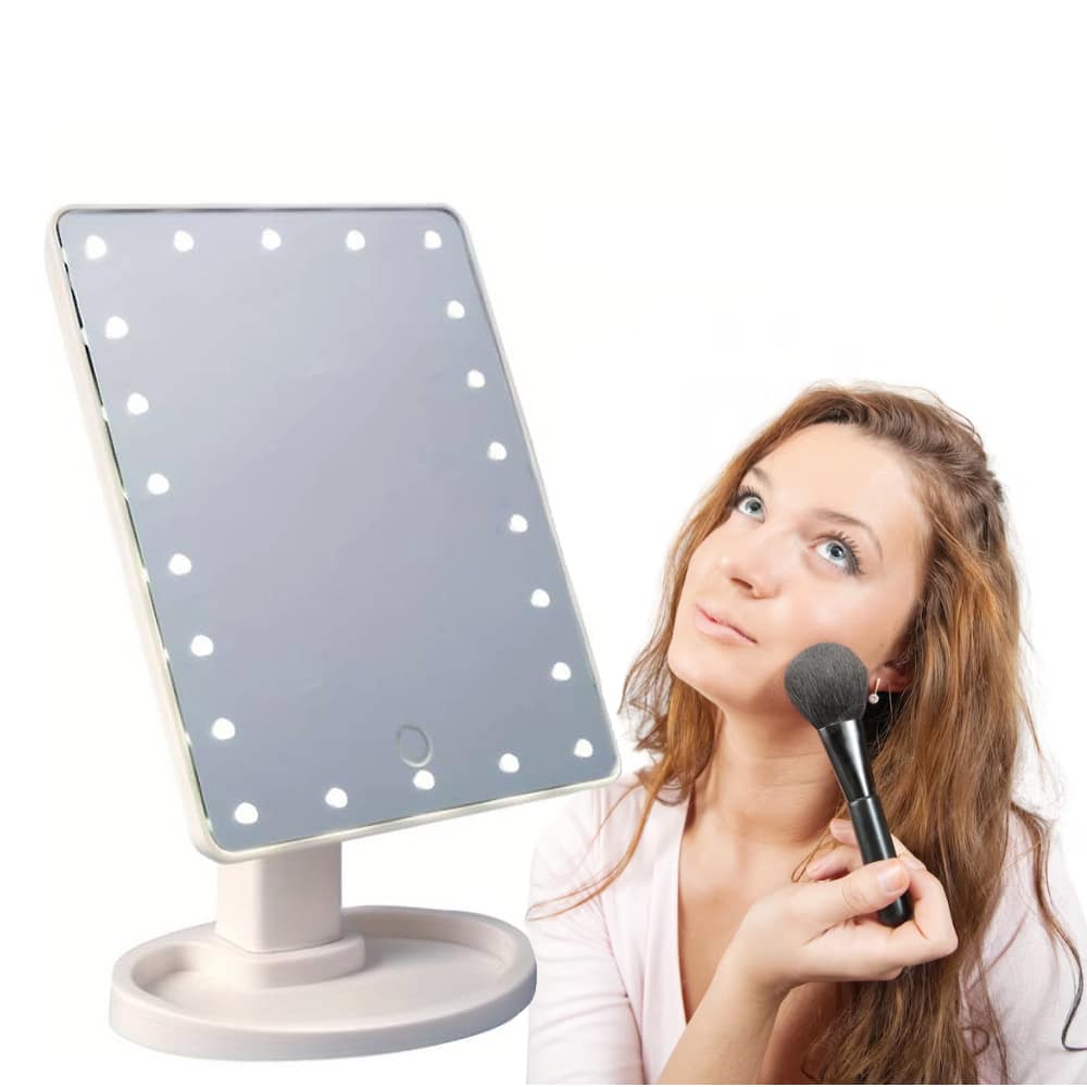 Se Make-Up Spejl m/LED lys og Touch Screen (flere farver) - Hvid ✔ Kæmpe udvalg i Satana - Køb online på udsalg og tilbud lige nu ✔ Billig fragt • Hurtig levering - Varenummer: Satana-1054232 på lager - Udsalg på Sundhed > Proteinpulver > Spar stort – op til 71% - Over 2.739 kendte mærker online