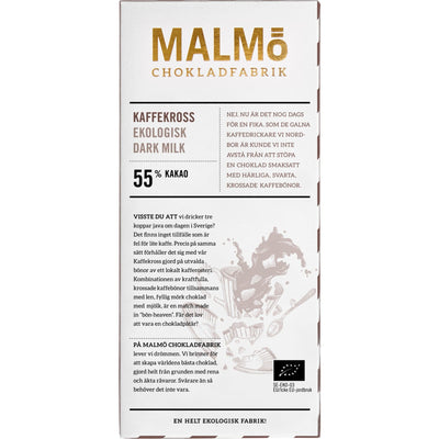 Se Malmö Chokladfabrik Kaffekross 55% ✔ Kæmpe udvalg i Malmö Chokladfabrik ✔ Meget billig fragt og hurtig levering: 1 - 2 hverdage - Varenummer: KTO-TGL KAFFE og barcode / Ean: '7350037564833 på lager - Udsalg på Chokolade Spar op til 67% - Over 1354 kendte brands på udsalg