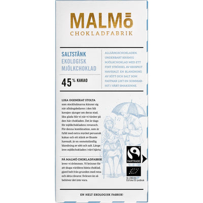 Se Malmö Chokladfabrik Saltstänk 45% ✔ Kæmpe udvalg i Malmö Chokladfabrik ✔ Meget billig fragt og hurtig levering: 1 - 2 hverdage - Varenummer: KTO-TGL SALTSTÄNK og barcode / Ean: '7350037564765 på lager - Udsalg på Chokolade Spar op til 54% - Over 1354 kendte brands på udsalg