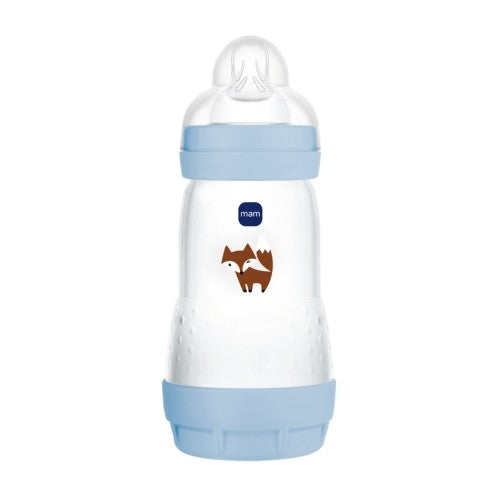 MAM Easy Start anti-colic sutteflaske på 260 ml med tryk på siden