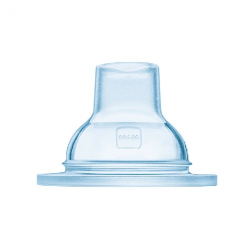 MAM Extra Soft Bottle Spouts i transparent silikone, 2-pak i størrelse 3