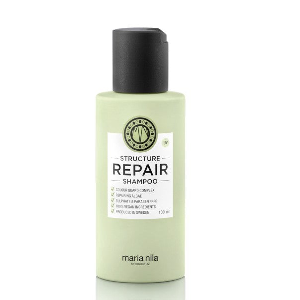 Flaske med Maria Nila Structure Repair shampoo, 100 ml