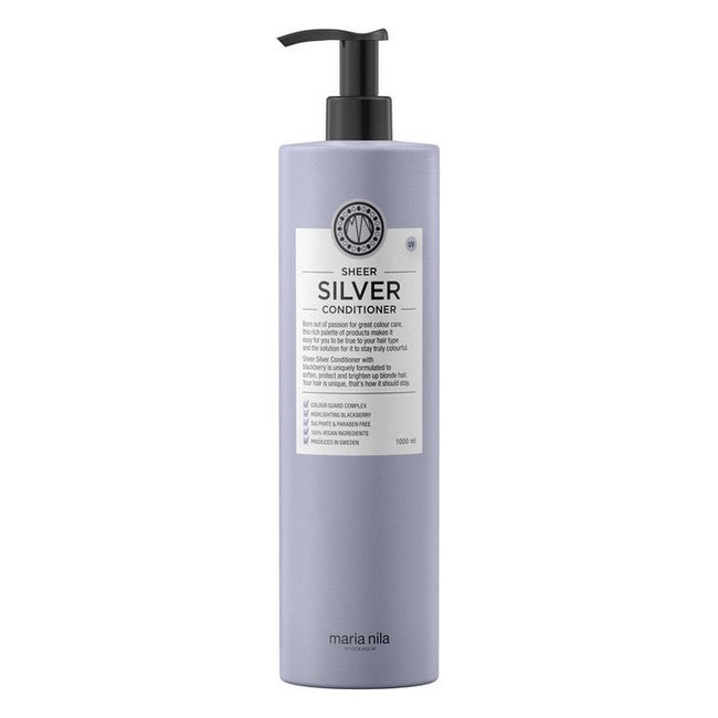 Maria Nila Sheer Silver Conditioner i salonflaske på 1000 ml