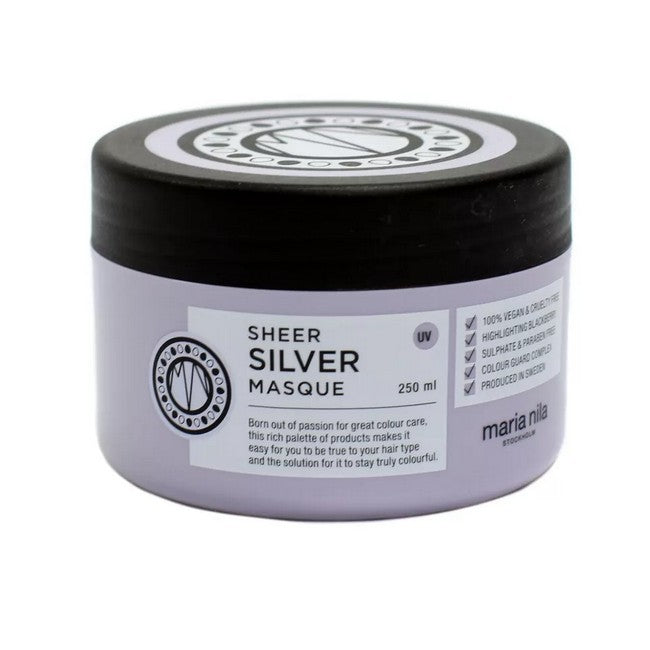Beholder med Maria Nila Sheer Silver Masque, 250 ml
