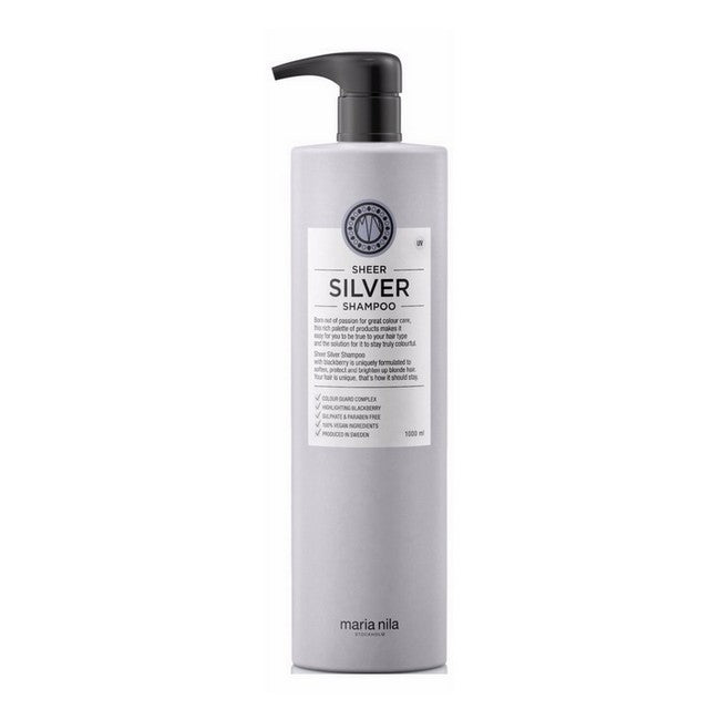Stor flaske Maria Nila Sheer Silver shampoo, 1000 ml