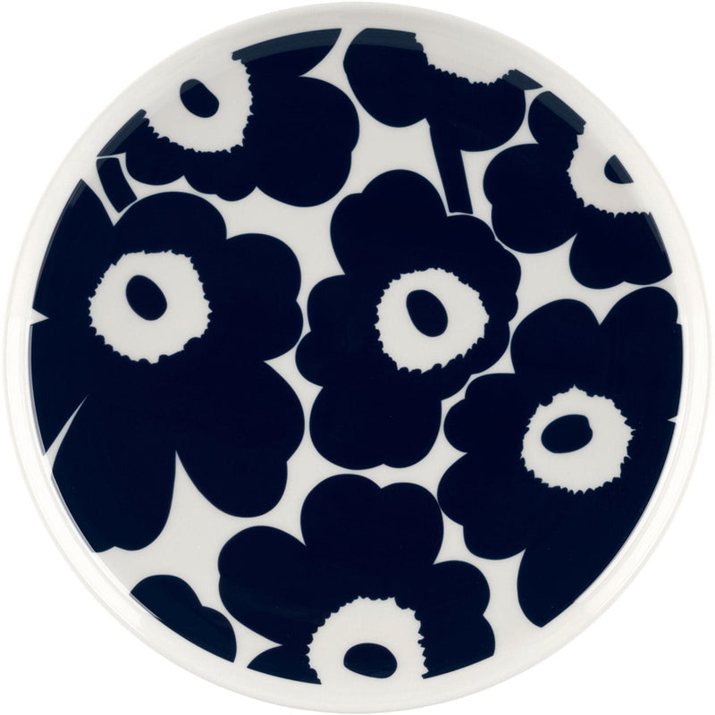 Se Marimekko Unikko tallerken, 25 cm, hvid/blå ✔ Kæmpe udvalg i Marimekko ✔ Meget billig fragt og hurtig levering: 1 - 2 hverdage - Varenummer: KTO-072278-150 og barcode / Ean: &