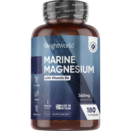 Se Marine Magnesium + B6 ✔ Kæmpe udvalg i WeightWorld - Køb online på udsalg og tilbud lige nu ✔ Billig fragt og hurtig levering - Varenummer: WeightWorld-49930 og 5056128127506 på lager - Udsalg på Magnesium Spar helt op til 73% - Over 739 kendte mærker på udsalg