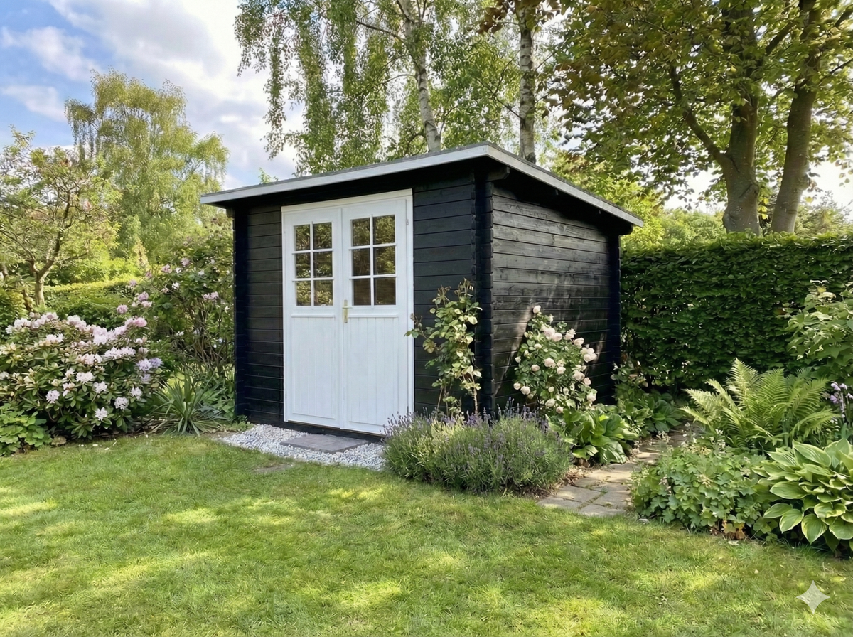 Redskabsskur Mary 1 på 4,9 m² fra Sølund Huse