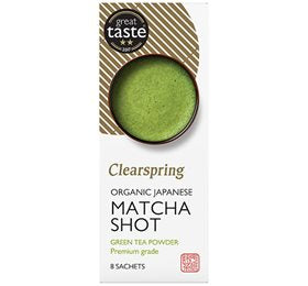 Se NatureSoursce Clearspring Matcha shots (premium grade) 8 sticks Ø ✔ Kæmpe udvalg i NatureSource - Køb online på udsalg og tilbud lige nu ✔ Billig fragt • Hurtig levering - Varenummer: Helsegrossisten-56428 og 5021554003236 på lager - Udsalg på Sundhed > > Få op til 63% i rabat - Over 1.798 mærker samlet på udsalg