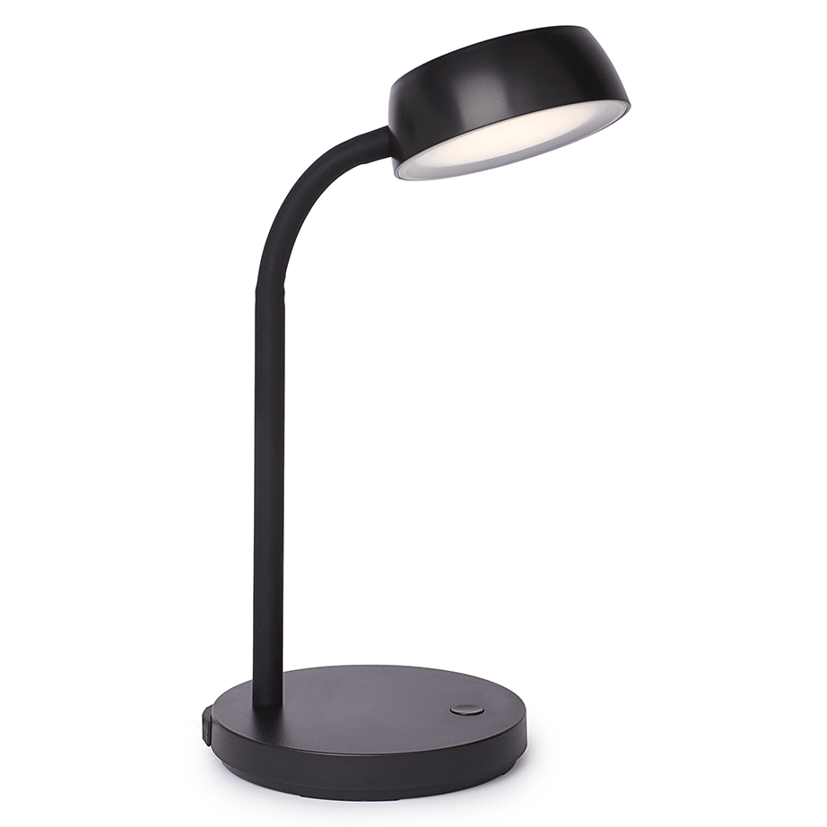 Lille sort LED bordlampe fra NAGA