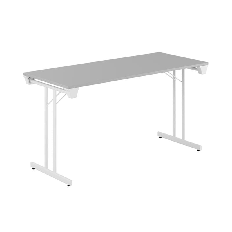 Dinner Style - 140x60cm - Sammenklappeligt bord - Grå-hvid