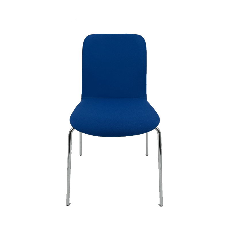 Vapaa Stol m/polster - Blå-krom