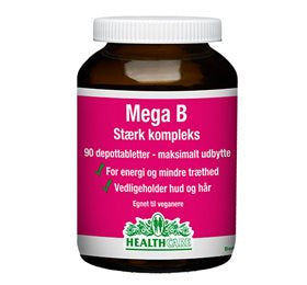 Se Healthcare Mega B stærk kompleks 90 tabl. ✔ Kæmpe udvalg i Bolig Magasin - Køb online på udsalg og tilbud lige nu ✔ Super billig fragt og lynhurtig levering - Varenummer: Helsegrossisten-3897 og 5701423208954 på lager - Udsalg på Sundhed > Scanpharm > B-vitamin Spar helt op til 73% - Over 739 kendte mærker på udsalg