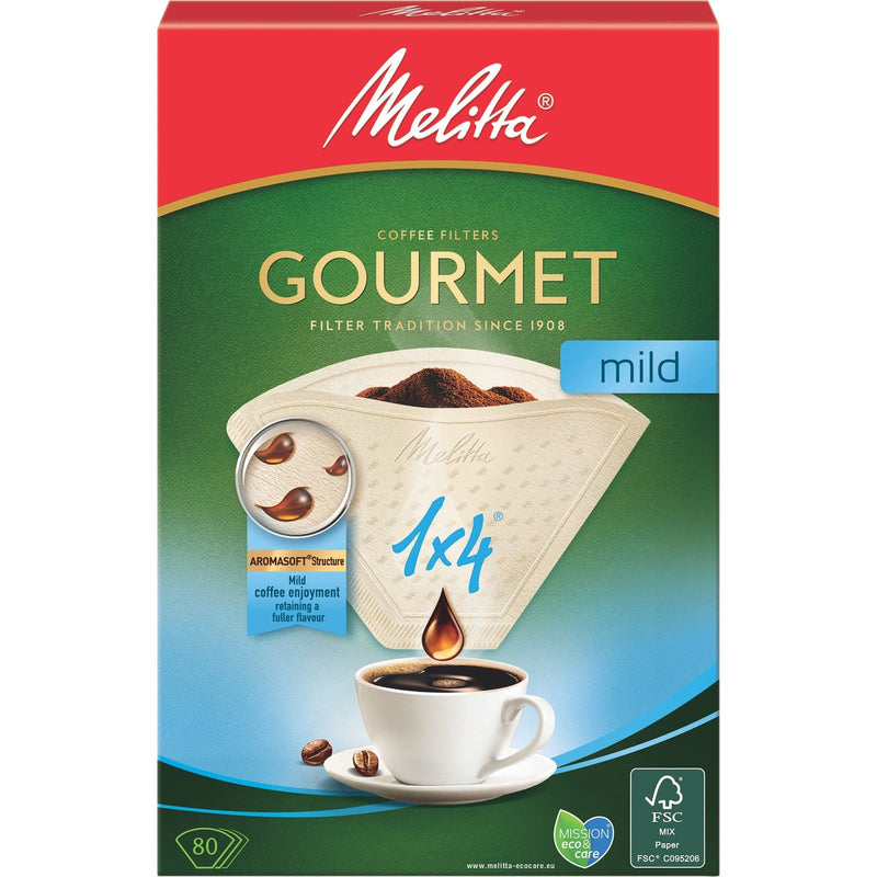 Se Melitta 1x4/80 Gourmet Mild Kaffefiltre ✔ Stort online udvalg i Melitta ✔ Hurtig levering: 1 - 2 Hverdage samt billig fragt - Varenummer: KTO-98060 og barcode / Ean: &