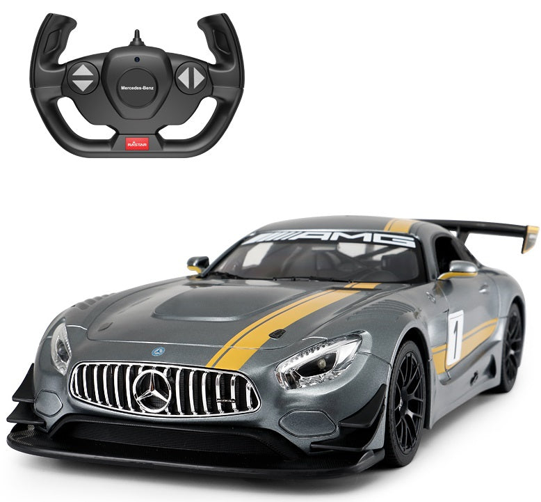 Se Mercedes-AMG GT3 Fjernstyret Bil 1:14 ✔ Kæmpe udvalg i Rastar - Køb online på udsalg og tilbud lige nu ✔ Billig fragt • Hurtig levering - Varenummer: MMAction-14895 og 6930751309951 på lager - Udsalg på Fjernstyret Biler, Større Store besparelser – op til 71% - Shop over 2.281 kendte mærker på udsalg