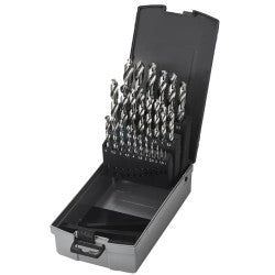 Thürmer metalborsæt med slebne HSS bor i kassette, 1-13 mm