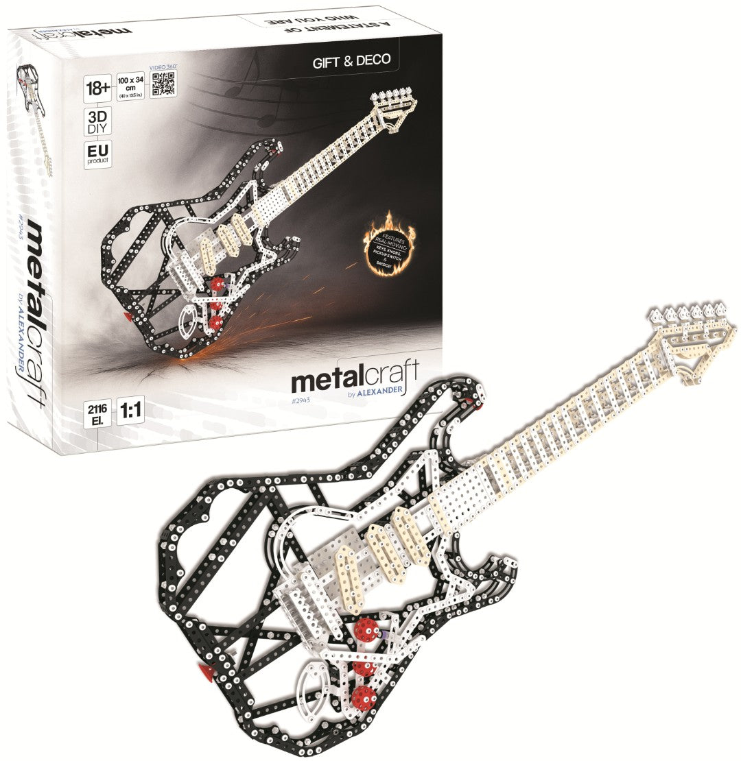 Se Metalcraft DIY 3D Guitar Sort Metal Byggesæt ✔ Kæmpe udvalg i Alexander - Køb online på udsalg og tilbud lige nu ✔ Billig fragt og hurtig levering - Varenummer: MMAction-2182943 og 5906018029437 på lager - Udsalg på Metal Konstruktionsbyggesæt Spar helt op til 57% - Stort udsalg på over 739 mærker