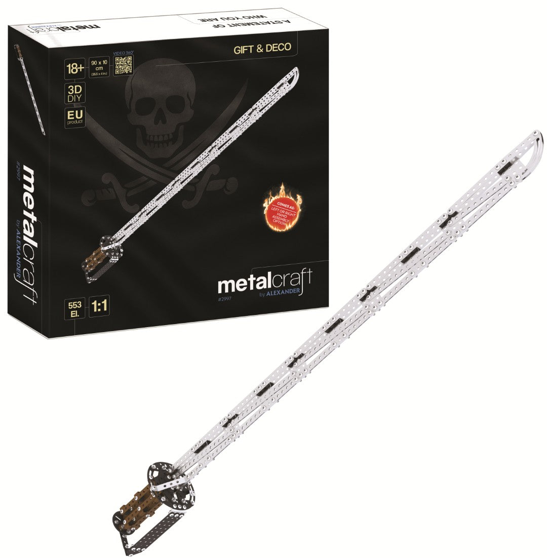 Se Metalcraft DIY 3D Piratsværd Metal Byggesæt ✔ Kæmpe udvalg i Alexander - Køb online på udsalg og tilbud lige nu ✔ Billig fragt • Hurtig levering - Varenummer: MMAction-2182997 og 5906018029970 på lager - Udsalg på Metal Konstruktionsbyggesæt Op til 57% rabat - Over 2.739 mærker samlet ét sted