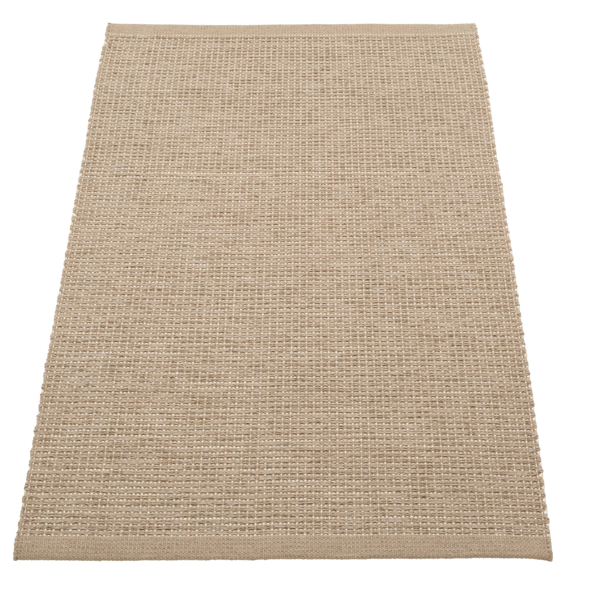 Pappelina Emm gulvtæppe 120 x 70 cm i farven potato/beige