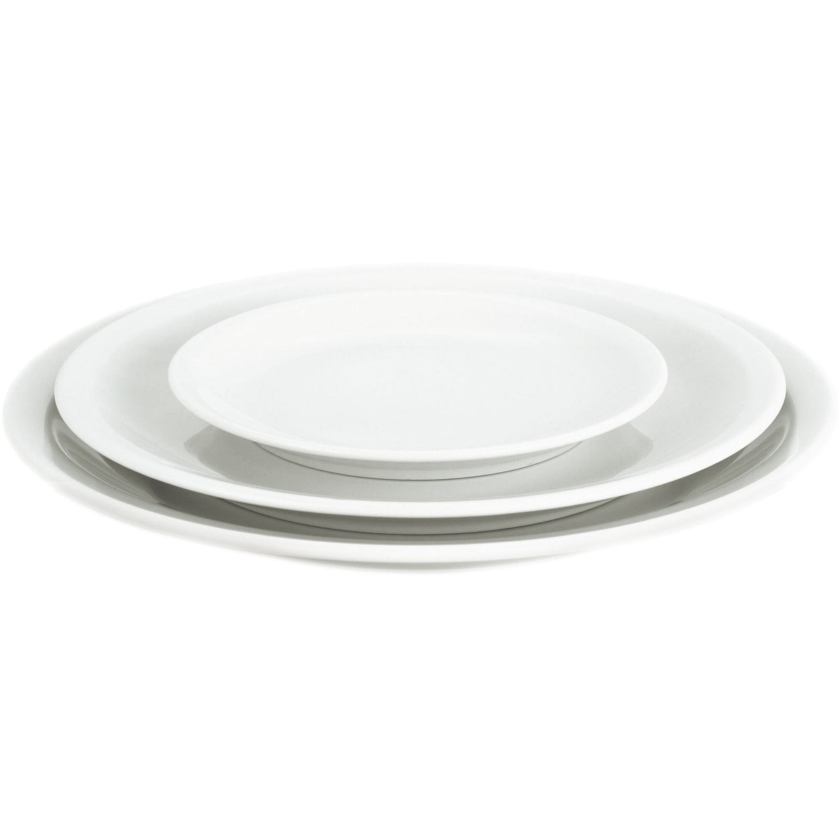 Pillivuyt Bourges madtallerken med smal kant, diameter 24 cm