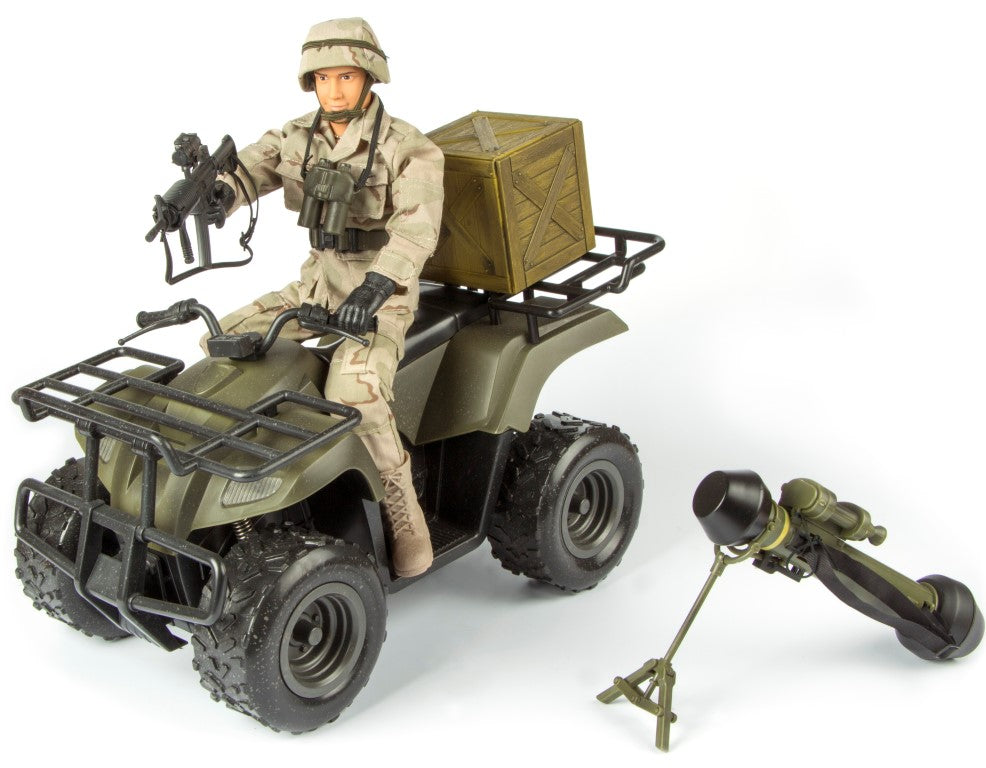 Se Militær ATV 1:6 med Action Figur 30,5cm (Model B) ✔ Kæmpe udvalg i World Peacekeepers - Køb online på udsalg og tilbud lige nu ✔ Billig fragt og hurtig levering - Varenummer: MMAction-199900252 og 18859900259 på lager - Udsalg på Store Actionfigurer 30,5 cm Spar stort – op til 71% - Over 2.739 mærker med kæmpe udsalg