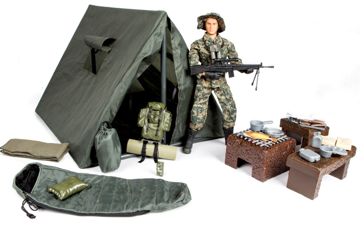 Se Militær Telt Camp 1:6 med Action Figur 30,5cm ✔ Kæmpe udvalg i World Peacekeepers - Køb online på udsalg og tilbud lige nu ✔ Billig fragt og hurtig levering - Varenummer: MMAction-19990619 og 18859906190 på lager - Udsalg på Store Actionfigurer 30,5 cm Store besparelser – op til 67% - Shop over 2.281 kendte mærker på udsalg