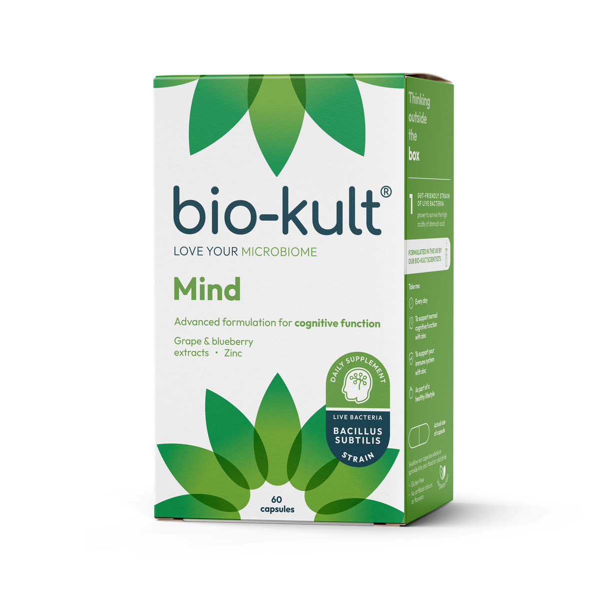 Se Bio-Kult Mind 60 + 15 kapsler - 2 for 399,- ✔ Kæmpe udvalg i Bio-Kult - Køb online på udsalg og tilbud lige nu ✔ Billig fragt og hurtig levering - Varenummer: Helsegrossisten-53755 og 5027314505941 på lager - Udsalg på Hjerne & hjerte > > Få op til 69% i rabat - Over 1.798 mærker samlet på udsalg