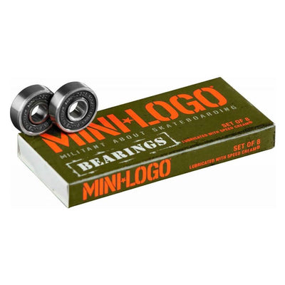 Se Mini Logo Skateboard Kuglelejer Series 3 8mm - 8-pak One size ✔ Kæmpe udvalg i  Mini Logo ✔ Hurtig levering: 1 - 2 Hverdage samt billig fragt - Varenummer: JUCO-BSACML388 og barcode / Ean: '842357127654 på lager - Udsalg på Tilbehør til skateboard Spar op til 61% - Over 1150 kendte brands på udsalg