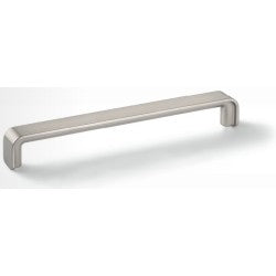 Minimalistisk Häfele Design H1920 bøjlegreb i forniklet børstet zinklegering