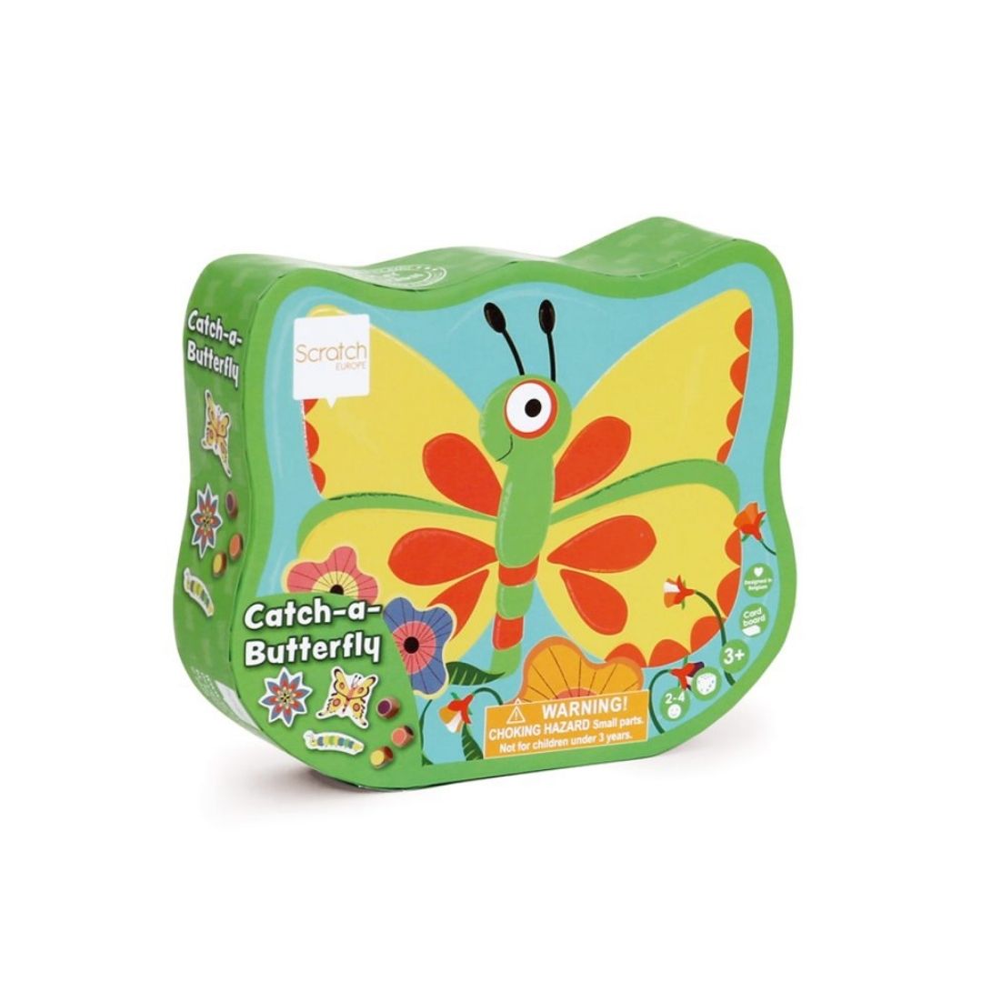 Scratch minispil Fang en sommerfugl med terninger og sommerfugle