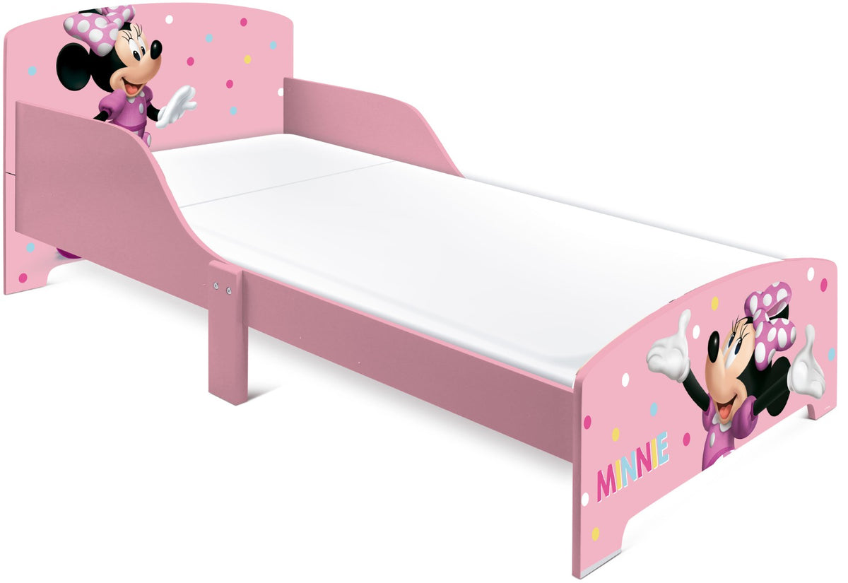 Minnie Mouse junior børneseng fra Arditex i farverigt Disneydesign