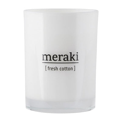 Se Meraki - Duftlys, Fresh cotton ❤ Stort online udvalg i Meraki ❤ Meget billig fragt og hurtig levering: 1 - 2 hverdage - Varenummer: RKTK-MK308150010 og barcode / Ean: '5707644411425 på lager - Udsalg på Spar op til 52% - Over 1354 kendte mærker på udsalg