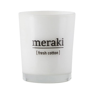 Se Meraki - Duftlys, Fresh cotton, lille ✔ Kæmpe udvalg i Meraki ✔ Hurtig levering: 1 - 2 Hverdage samt billig fragt - Varenummer: RKTK-MK308150020 og barcode / Ean: '5707644420892 på lager - Udsalg på Spar op til 59% - Over 1124 kendte brands på udsalg