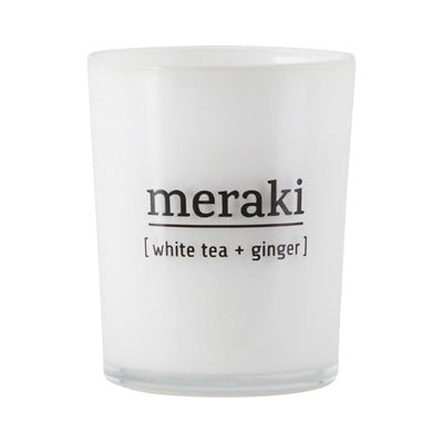 Se Meraki - Duftlys, White tea & ginger, lille ✔ Kæmpe udvalg i Meraki ✔ Hurtig levering: 1 - 2 Hverdage samt billig fragt - Varenummer: RKTK-MK308150022 og barcode / Ean: '5707644420915 på lager - Udsalg på Spar op til 57% - Over 1124 kendte brands på udsalg