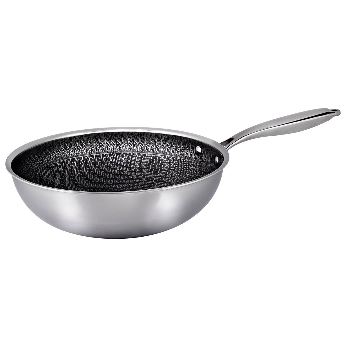 Hâws Santo wokpande i rustfrit stål med hybridbelægning, 28 cm