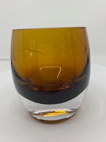 Fyrfadsstage i Glas Amber