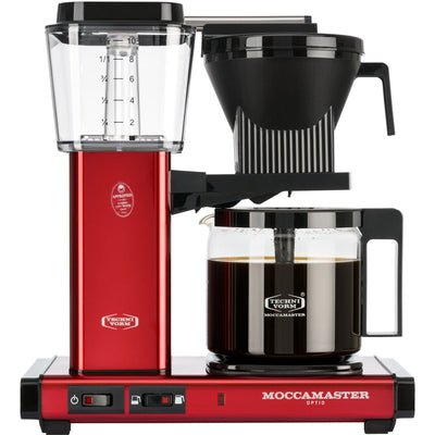 Se Moccamaster Optio kaffemaskine 1,25 liter, Red Metallic ✔ Kæmpe udvalg i Moccamaster ✔ Meget billig fragt og hurtig levering: 1 - 2 hverdage - Varenummer: KTO-53914 og barcode / Ean: '8712072539143 på lager - Udsalg på Kaffebrygger Spar op til 54% - Over 1334 design mærker på udsalg