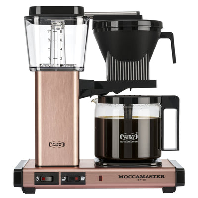 Se Moccamaster Optio kaffemaskine 1,25 liter, Rose Gold ✔ Kæmpe udvalg i Moccamaster ✔ Meget billig fragt og hurtig levering: 1 - 2 hverdage - Varenummer: KTO-53915 og barcode / Ean: '8712072539150 på lager - Udsalg på Kaffebrygger Spar op til 53% - Over 1334 design mærker på udsalg