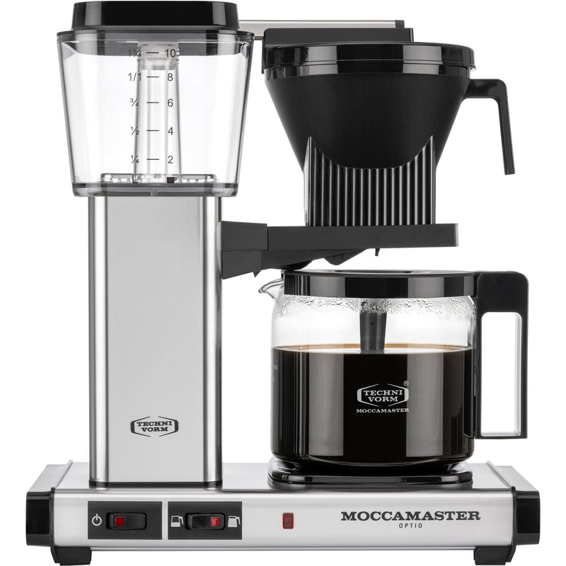 Se Moccamaster Optio kaffemaskine 1,25 liter, Polished Silver ✔ Kæmpe udvalg i Moccamaster ✔ Meget billig fragt og hurtig levering: 1 - 2 hverdage - Varenummer: KTO-53917 og barcode / Ean: &