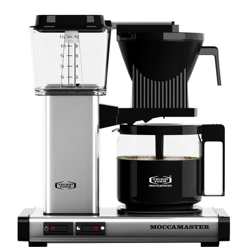 Se Moccamaster Automatic Kaffemaskine, Polished Silver ✔ Kæmpe udvalg i Moccamaster ✔ Meget billig fragt og hurtig levering: 1 - 2 hverdage - Varenummer: KTO-53745 og barcode / Ean: &