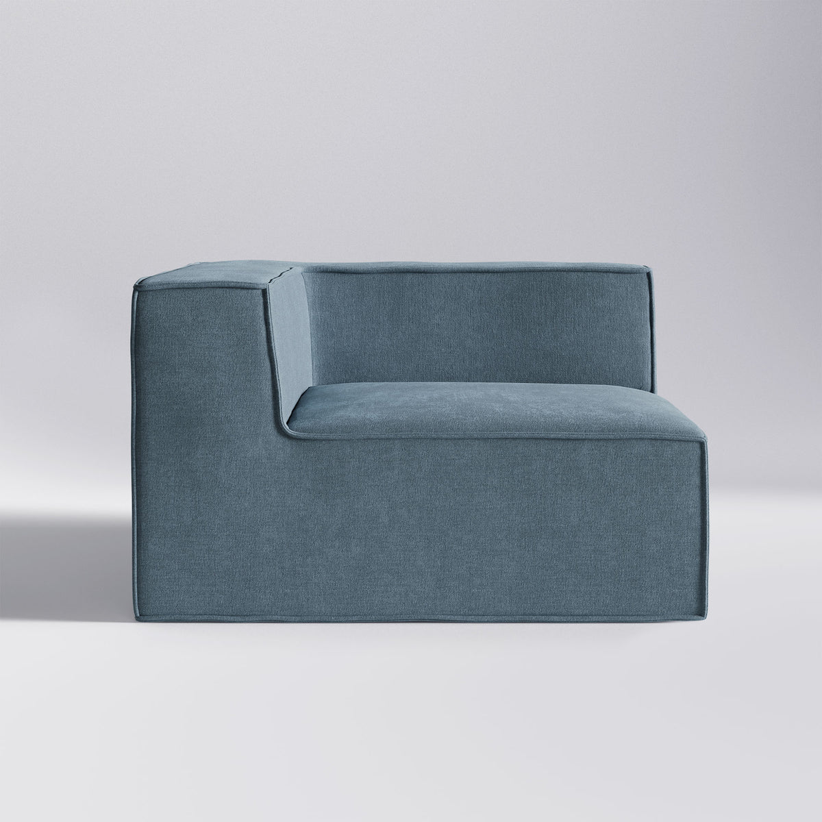 Blåt hjørnemodul fra Moduri Lounge modulsofa