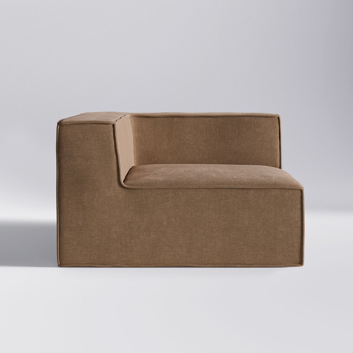 Brunt hjørnemodul fra Moduri Lounge sofaserien