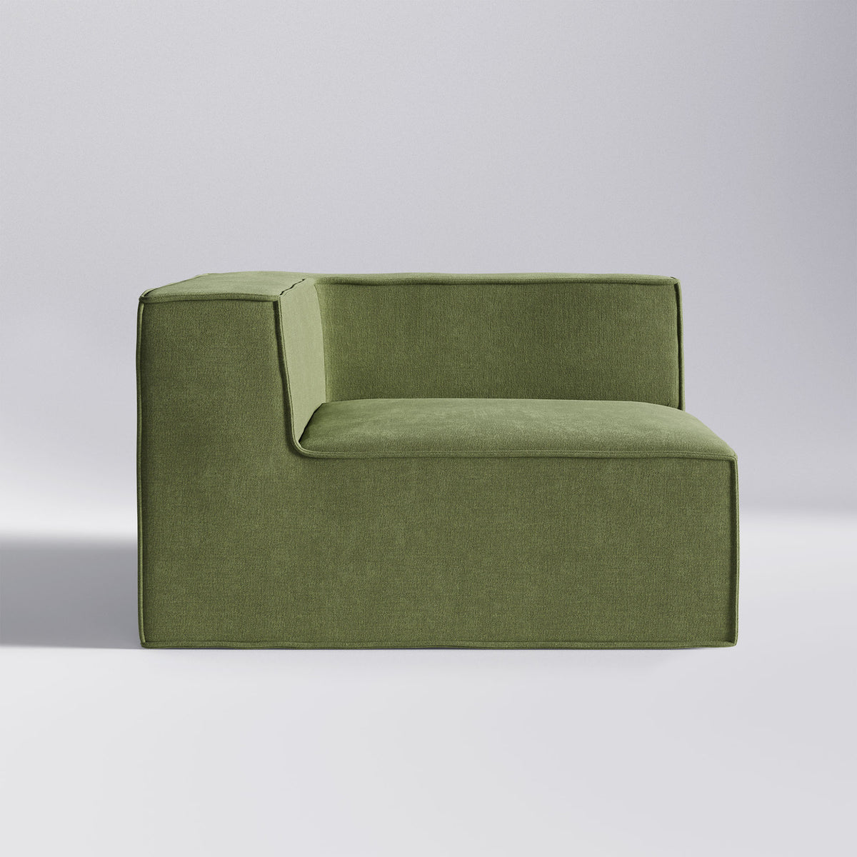 Grønt hjørnemodul fra Moduri Lounge modulsofa