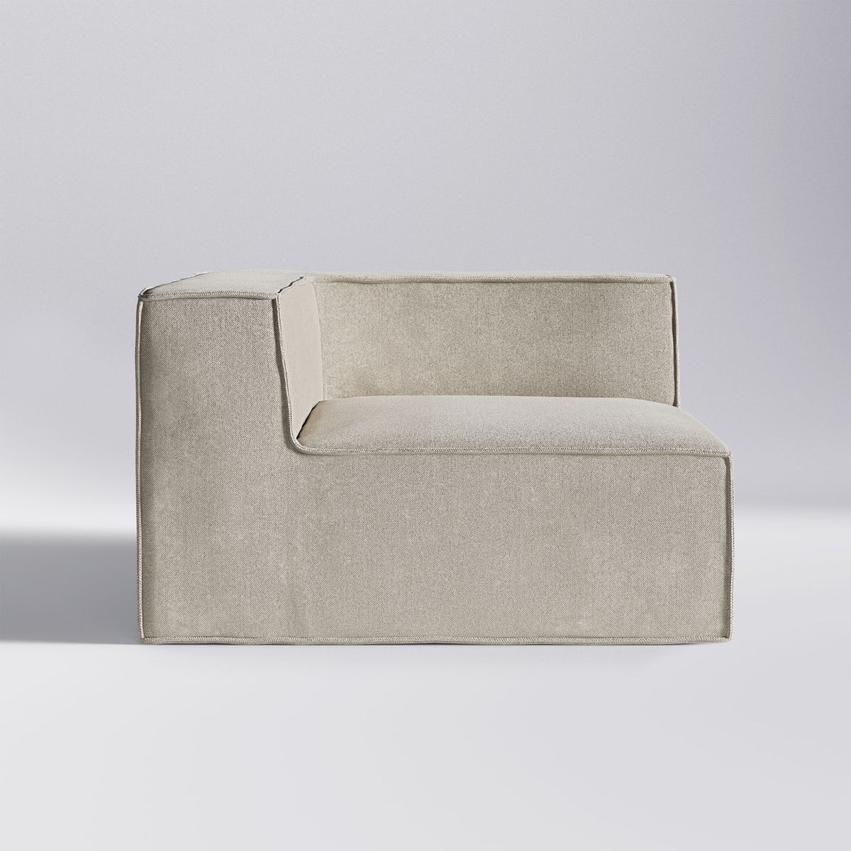 Moduri Lounge hjørnemodul i beige med blød og afslappet siddekomfort
