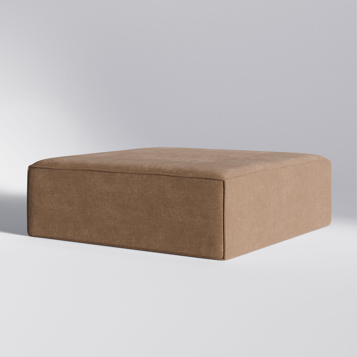 Brunt pufmodul fra Moduri Lounge modulsofa