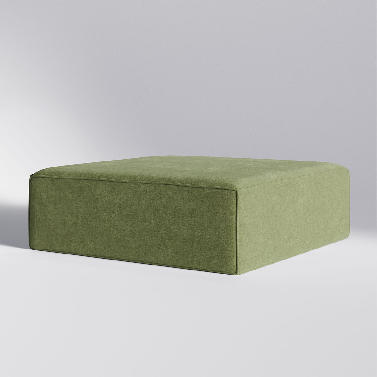 Grønt pufmodul fra Moduri Lounge sofaserien
