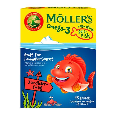 Se Orkla Møllers Omega-3 fisk Jordbær 45 GUM. ✔ Kæmpe udvalg i Orkla Care A/S - Køb online på udsalg og tilbud lige nu ✔ Super billig fragt og lynhurtig levering - Varenummer: Helsegrossisten-50238 og 7070866032227 på lager - Udsalg på Sundhed > Orkla Care A/S > Immunforsvar Store besparelser – op til 71% - Shop over 2.281 kendte mærker på udsalg