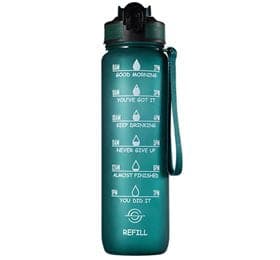 Se Motivationsflaske 1 ltr Grøn ❤ Kæmpe udvalg i KopK ❤ Hurtig levering: 1 - 2 Hverdage samt billig fragt - Varenummer: HG-56057 og barcode / Ean: '7090046316688 på lager - Udsalg på Mærker > > Spar op til 57% - Over 1334 design mærker på udsalg