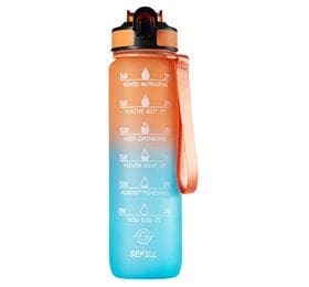 Se Motivationsflaske 1 ltr Orange/Grøn ❤ Kæmpe udvalg i KopK ❤ Hurtig levering: 1 - 2 Hverdage samt billig fragt - Varenummer: HG-56058 og barcode / Ean: '7090046316718 på lager - Udsalg på Mærker > > Spar op til 56% - Over 1334 design mærker på udsalg