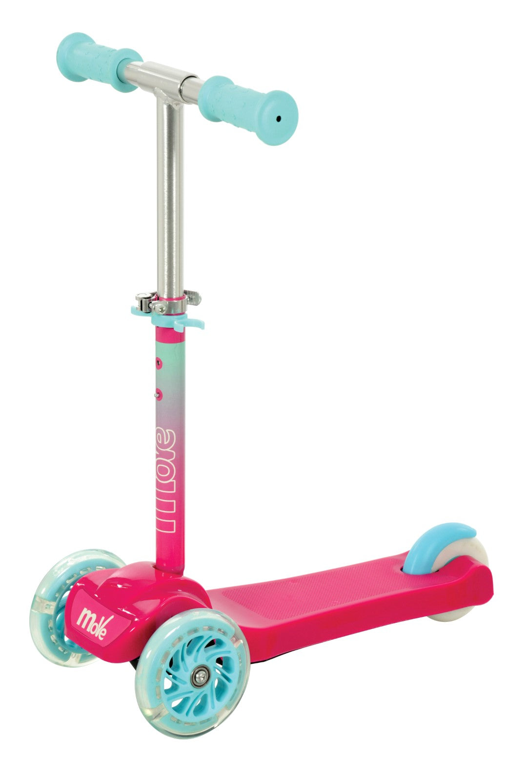 Se Move Mini GO! LED Løbehjul, Pink ✔ Kæmpe udvalg i MV Sports - Køb online på udsalg og tilbud lige nu ✔ Billig fragt og hurtig levering - Varenummer: MMAction-17604906 og 5017915015741 på lager - Udsalg på Trehjulet Løbehjul Op til 61% rabat - 2.739 mærker med vilde rabatter